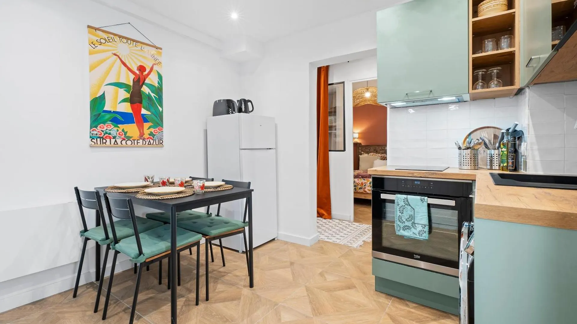 Apartment Nice Renting - Barberis - Unique Getaway 2-Room With Rooftop Terrace